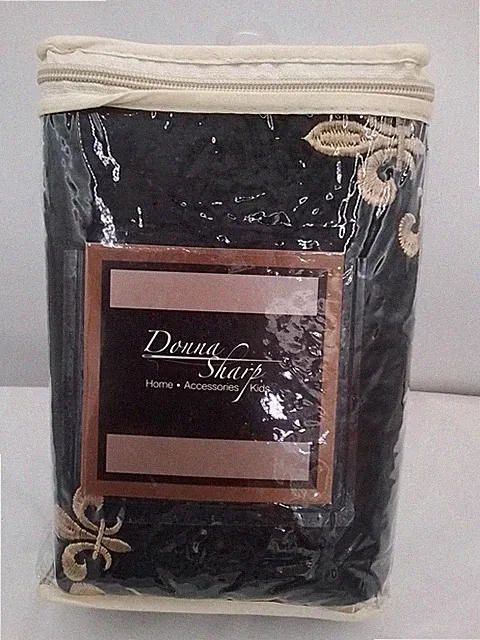 DONNA SHARP #532 FLEUR-DE-LIS STANDARD SHAM 20" × 22" GOLD EMBROIDERED $44 TAG