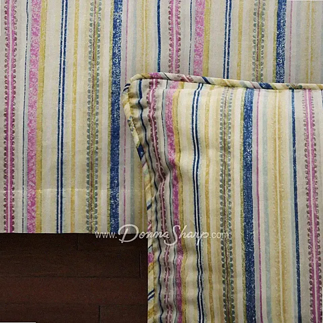 Donna Sharp Butterfly Stripe Queen Bedskirt (T)