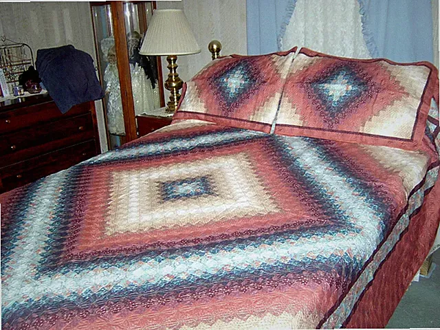 King Donna Sharp Cinnamon Trip Quilt +King Shams 96x110